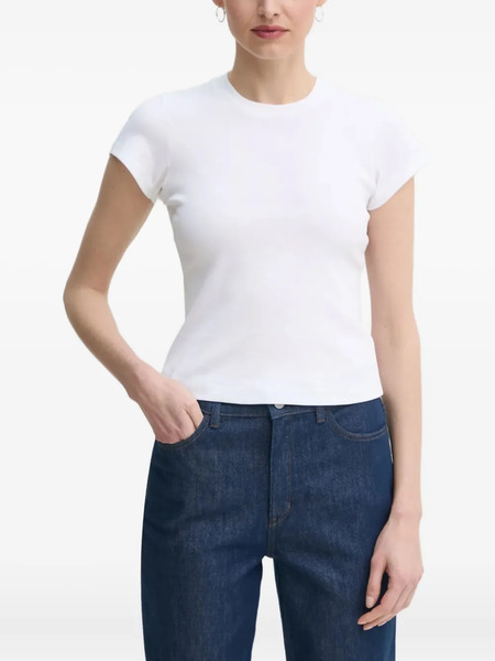  A.l.c. Ribbed Crew-neck T-shirt - White 