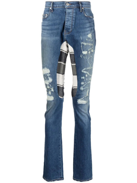  Alchemist Distressed Skinny Jeans - Blue 