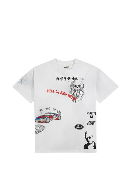 Alchemist Skull white T-shirt 