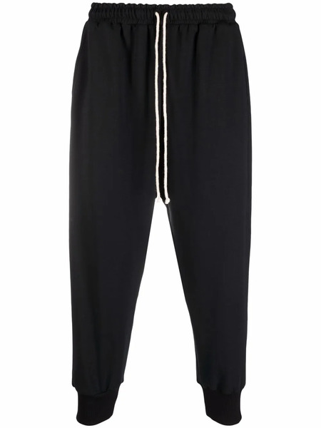  Alchemy Cropped Drop Crotch Trousers - Black 