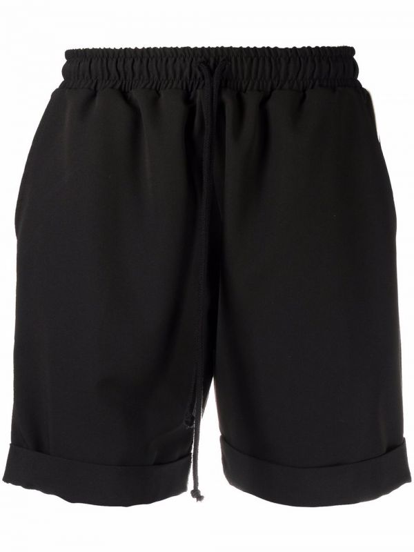  Alchemy Piped Trim Running Shorts - Black 