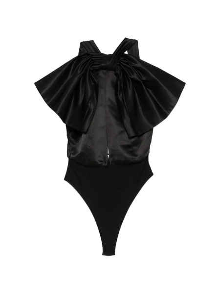  Alchemy X Lia Aram Bow-detail Bodysuit - Black 