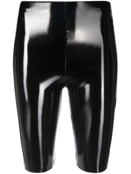  Alchemy X Lia Aram Glossy Cycling Shorts - Black 