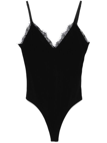  Alchemy X Lia Aram Lace-detail Bodysuit - Black 