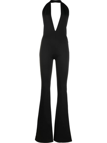  Alchemy X Lia Aram Plunging V-neck Jumpsuit - Black 