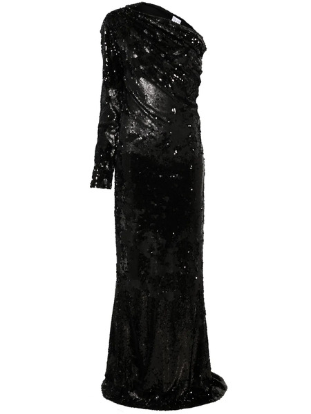  Alchemy X Lia Aram Sequinned Maxi Dress - Black 