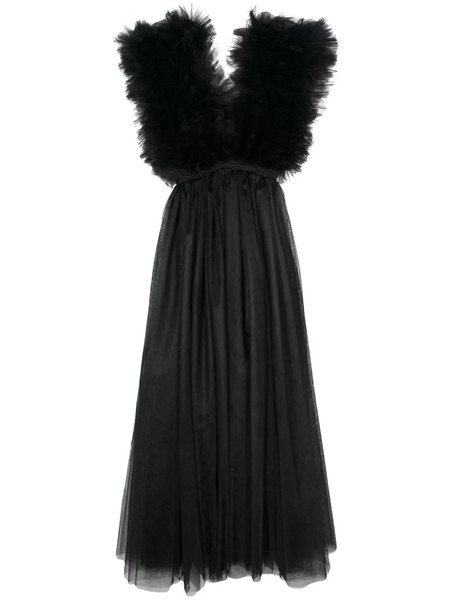  Alchemy X Lia Aram Tulle Maxi Dress - Black 
