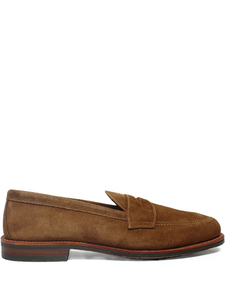  Alden Suede Penny Loafers - Brown 