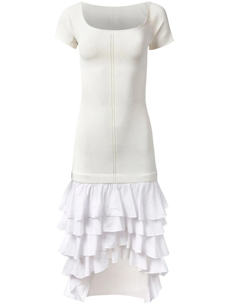  Alejandra Alonso Rojas Cotton Dress - Neutrals 