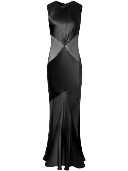  Alejandra Alonso Rojas Cut-out Gown Dress - Black 