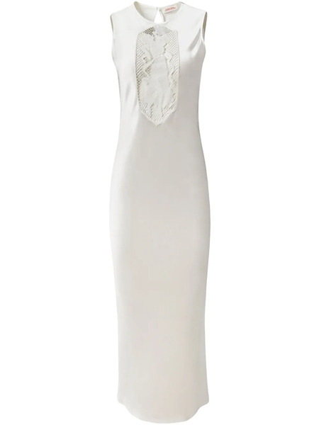  Alejandra Alonso Rojas Cut-out Midi Dress - Neutrals 