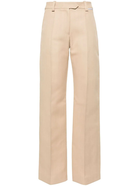  Aleksandre Akhalkatsishvili Low-rise Straight Trousers - Neutrals 