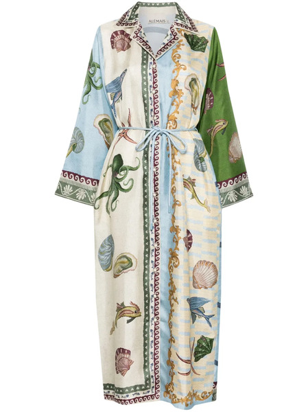  Alemais Bath House Midi Dress - Neutrals 