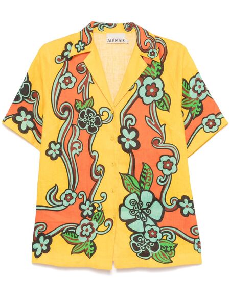  Alemais Flame Shirt - Yellow 