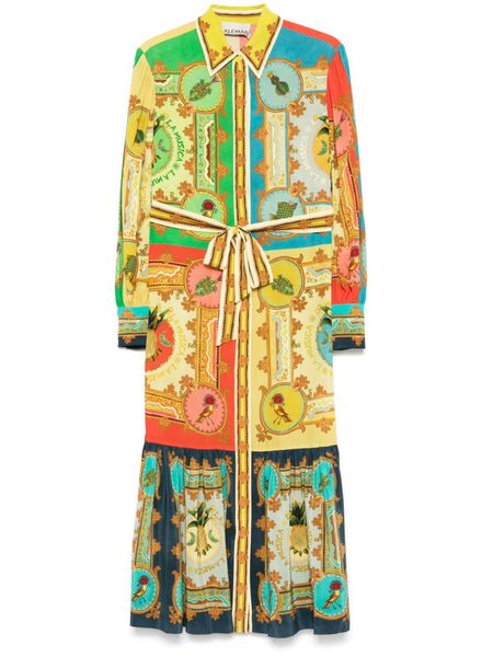  Alemais La Musica Midi Dress - Green 