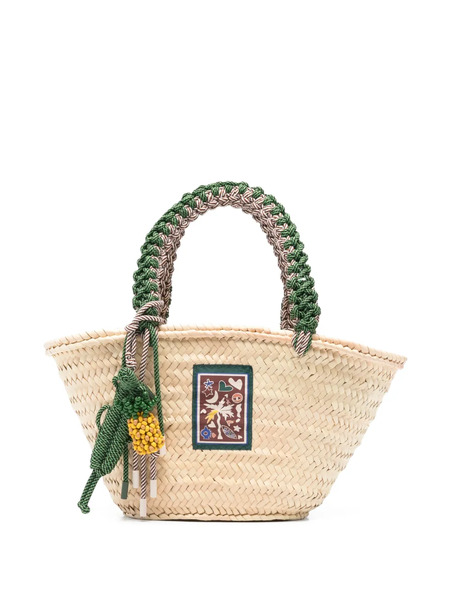  Alemais Macrame Midi Basket - Neutrals 