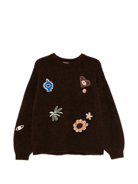  Alemais Maroc-embroidered Sweater - Brown 