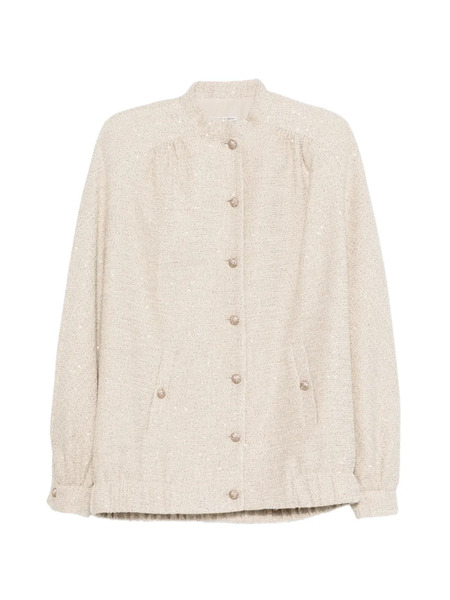  Alessandra Rich Buttoned Embellished Jacket - Neutrals 