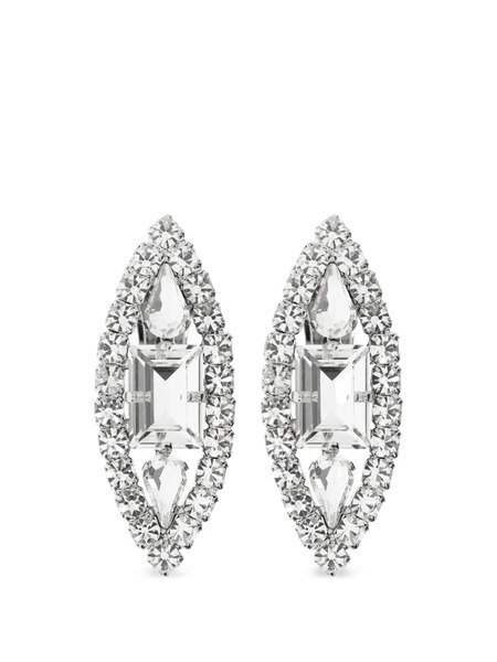  Alessandra Rich Crystal Bijoux Earrings - Silver 