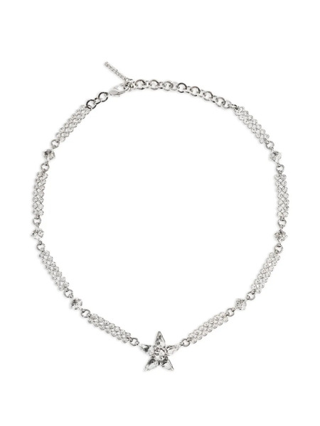  Alessandra Rich Star-charm Necklace - Silver 