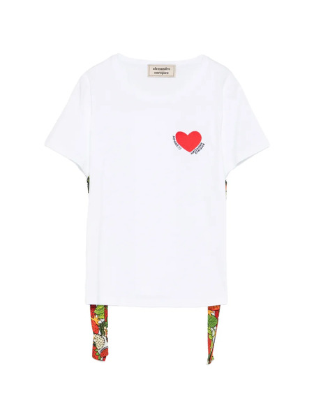  Alessandro Enriquez Logo-embroidered T-shirt - White 