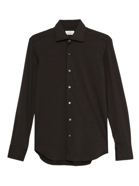  Alessandro Gherardi Long-sleeve Button-up Shirt - Brown 