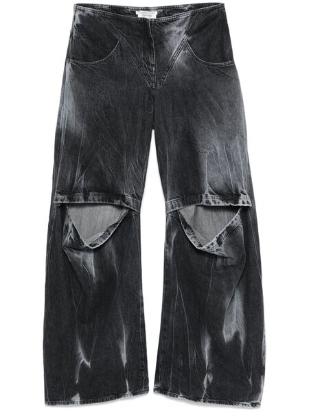  Alessandro Vigilante Cut-out Jeans - Blue 