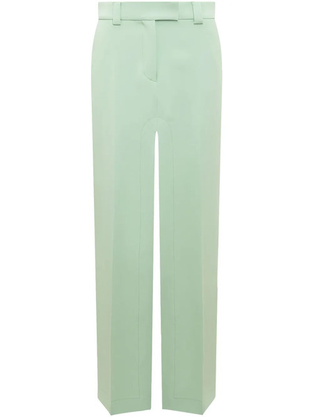  Alessandro Vigilante Front-slit Skirt - Green 