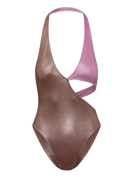  Alessandro Vigilante Two-tone Swimsuit - Purple 