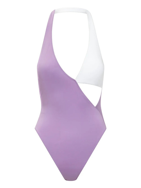  Alessandro Vigilante Two-tone Swimsuit - White 