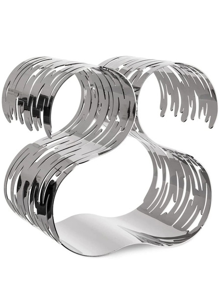  Alessi Barkcellar Wine Holder - Silver 