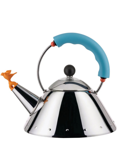  Alessi Bird Metallic-effect Kettle - Silver 