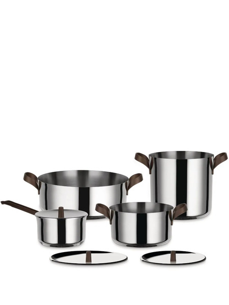  Alessi Edo Cookware Set - Silver 