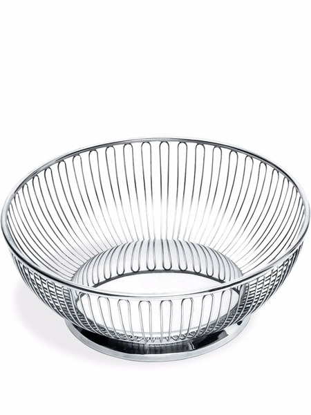  Alessi Large Round Wire Basket - Silver 