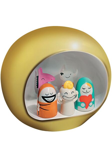  Alessi Presepe Crib Nativity Scene - Gold 