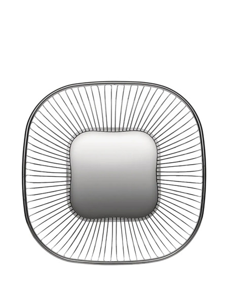  Alessi Square Wire Basket (23cm X 23cm) - Grey 