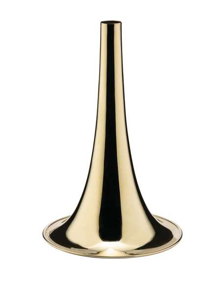  Alessi Trumpet Vase (16.7cm X 24.9cm) - Gold 