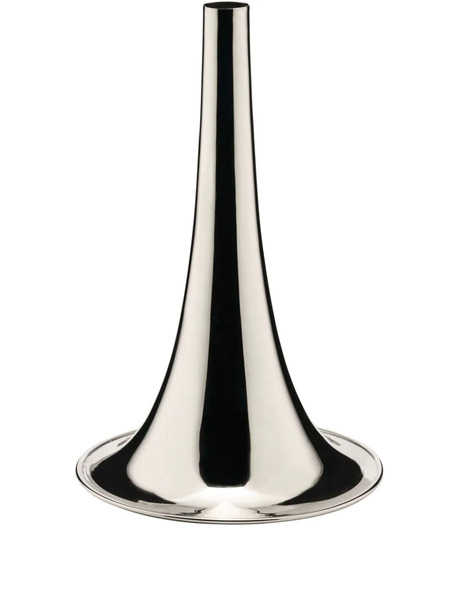  Alessi Trumpet Vase (16.7cm X 14.9cm) - Silver 