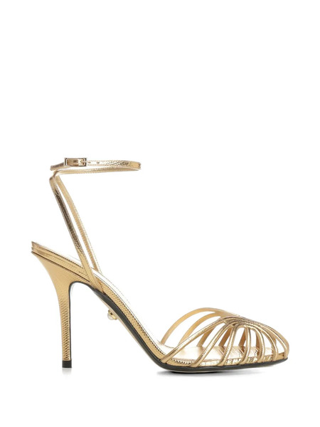  Alevì Blake Leather Sandals - Gold 