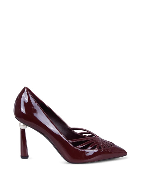  Alevì Gaia Cut-out Pumps - Red 