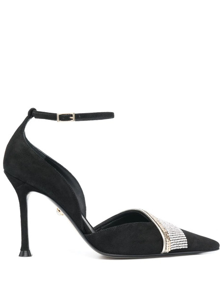  Alevì Kyla 95mm Suede Pumps - Black 