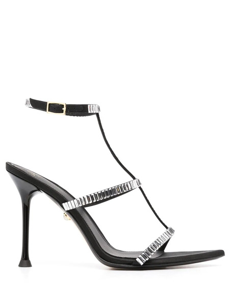  Alevì Lisa 110mm Crystal-embellished Sandals - Black 