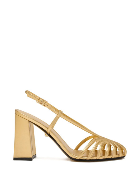  Alevì 90mm Marta Slingback Pumps - Gold 