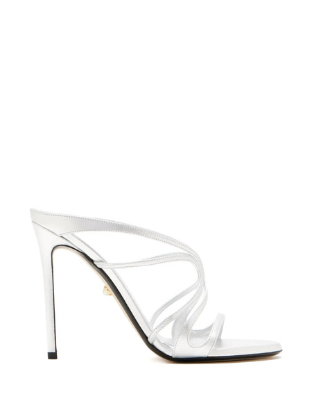  Alevì 110mm Mony Heeled Sandals - Silver 