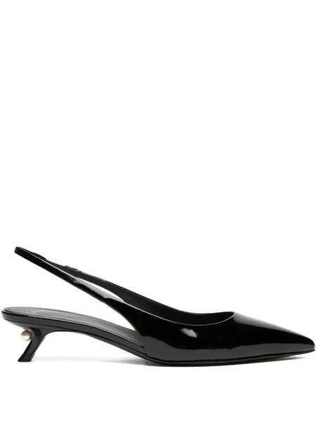 Alevì 35mm Pearl-embellished Slingback Pumps - Black 