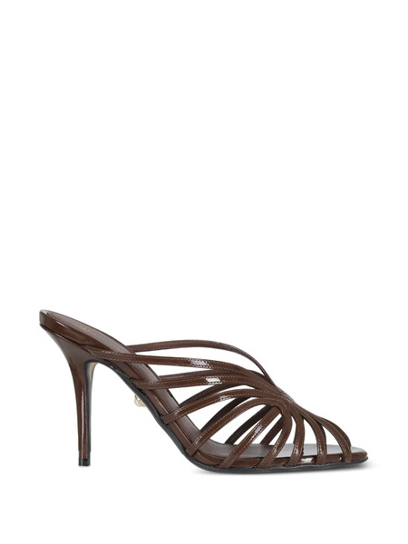  Alevì Strappy Pearl Pumps - Brown 