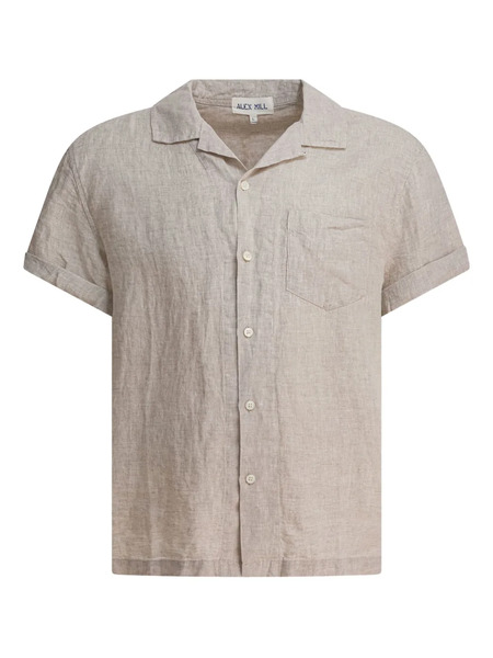  Alex Mill Chest-pocket Short-sleeve Shirt - Neutrals 