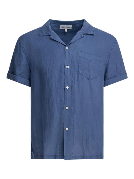  Alex Mill Linen Short-sleeve Shirt - Blue 