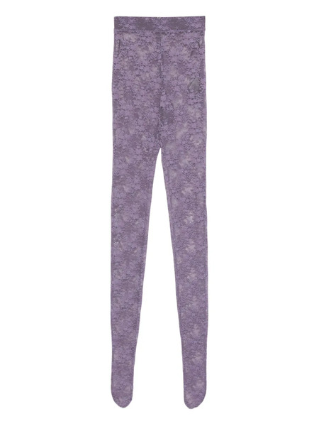  Alex Perry Floral-lace Leggings - Purple 