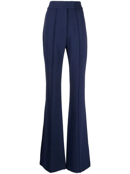  Alex Perry High-waisted Flared Trousers - Blue 